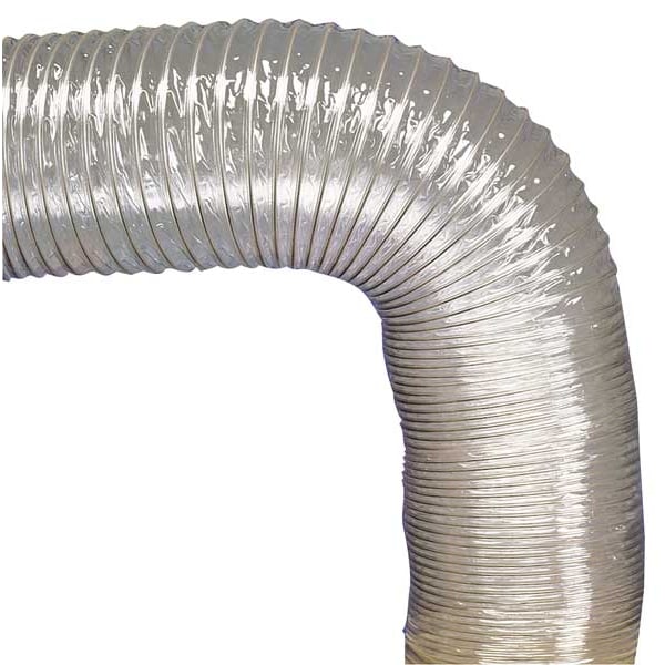 Ducting Hose, 6 In. ID, 25 ft. L, PVC