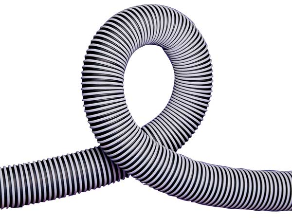 Ducting Hose, 2-1/2 In. x 25 ft. L, Rubber
