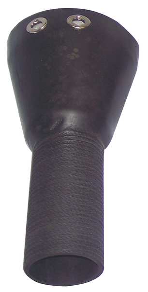 Bell Adapter, 3 In ID, 4 In OD, Rubber