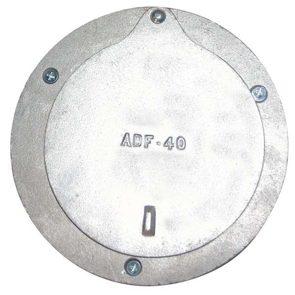 Door Port, 3 In ID, 4 In OD, Aluminum