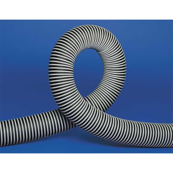 Ducting Hose, 1 In. ID, 25 ft. L, Rubber