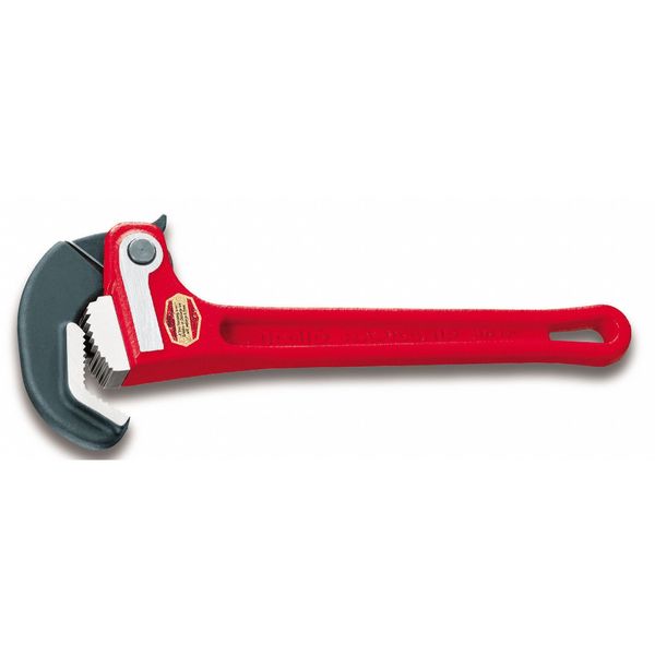 14 in L 2 in Cap. Cast Iron Rapid Pipe Wrench