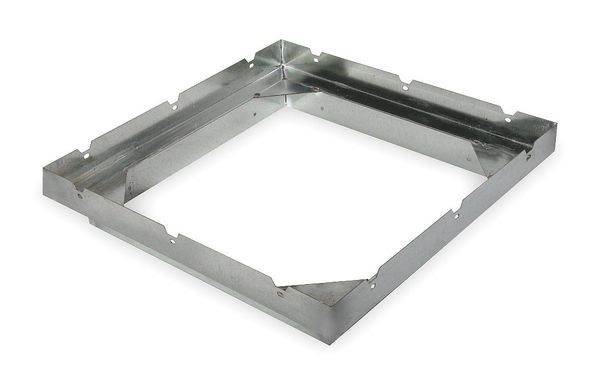 Roof Curb Adapter, Curb Side Sq O D 18 In