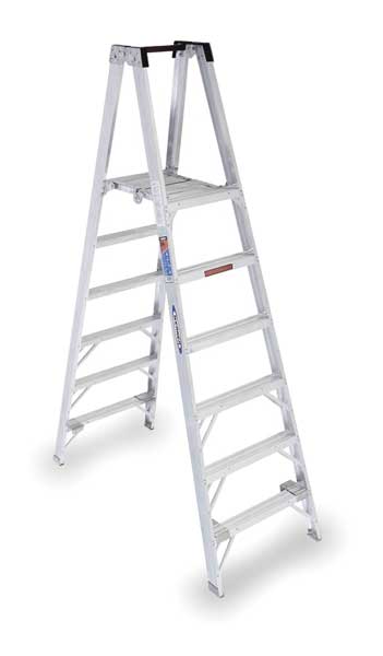 8 ft Aluminum Twin Platform Stepladder