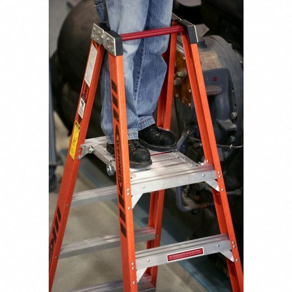 10 ft Fiberglass Twin Platform Stepladder