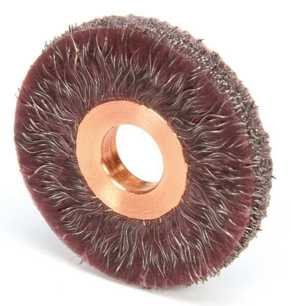 Encapsulated Wire Wheel Wire Brush, Arbor