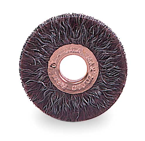 Encapsulated Wire Wheel Wire Brush, Arbor