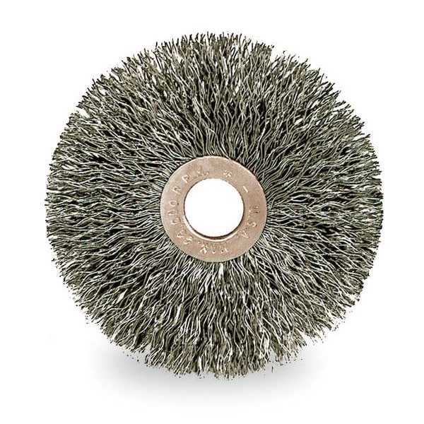 Wire Wheel Wire Brush, Arbor, 3