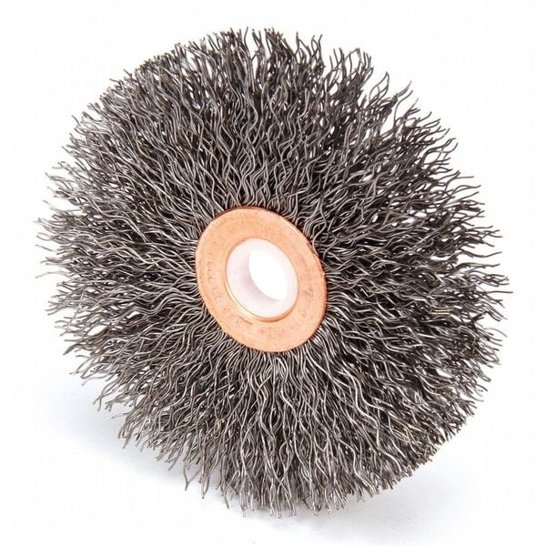 Wire Wheel Wire Brush, Arbor, 3