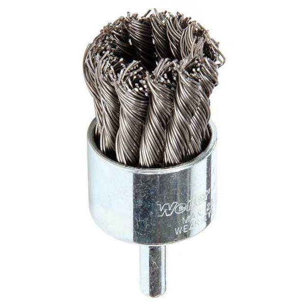 Knot Wire End Wire Brush, Steel, 1-1/8