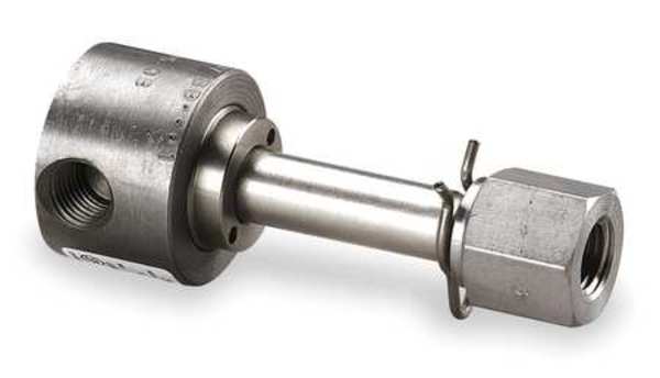 Stainless Steel Solenoid Valve Less Coil, Normally Open, 1/4 in Pipe Size