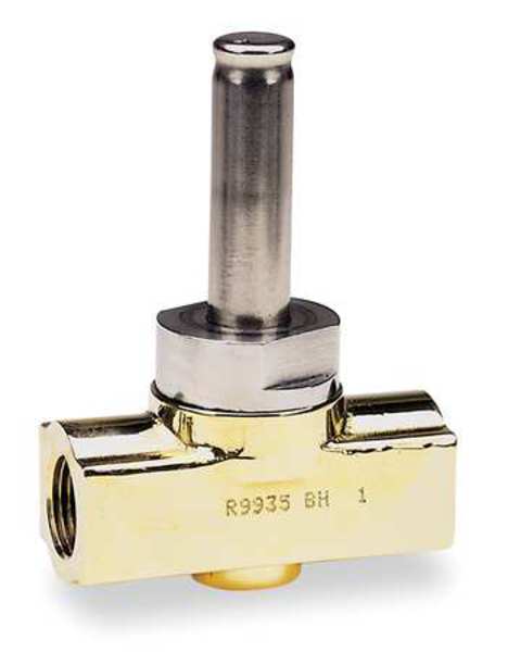 Brass Solenoid Valve Less Coil, Normally Closed, 3/8 in Pipe Size