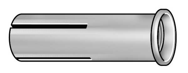 Multi-Set II Flanged Coil Thread Anchor, 5/8