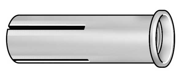Multi-Set II Flanged Coil Thread Anchor, 1-1/4