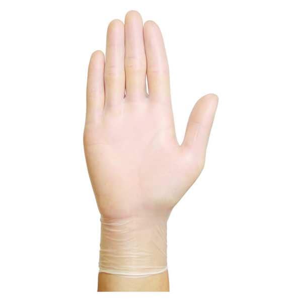 Disposable Gloves, Vinyl, Powder Free, Clear, XL, 100 PK