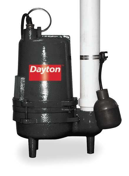 1/2 HP 2 in. Auto Submersible Sewage Pump 115V Tether
