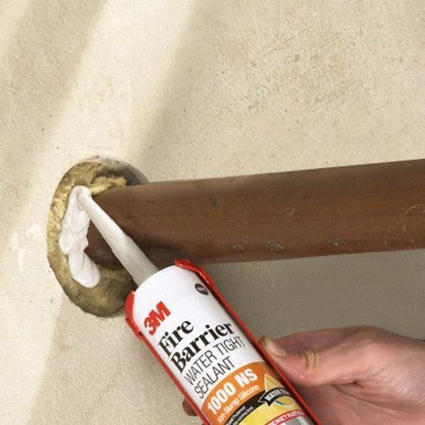 Fire Barrier Sealant, 10.1 oz., Gray
