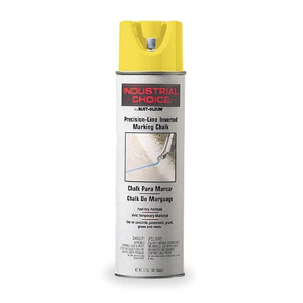 Inverted Marking Paint, 17 oz., APWA Yellow, Water -Based