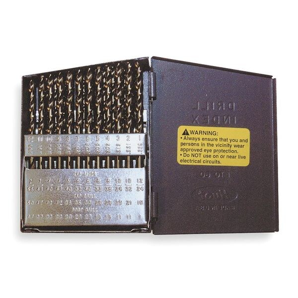 60PC 135Â° Heavy-Duty Screw Machine Length Set Cle-Line 1896 Steam Oxide HSS RHS/RHC #1-#60