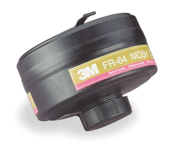 Gas Mask Canister, AG, AM, CN, CS, MA, OV, P100, Magenta, Olive, 4 PK, NIOSH
