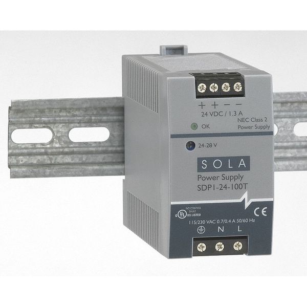 DC Power Supply, 10-12VDC, 3-2.5A, 43-67Hz