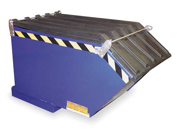 Hopper Lid, Black, Fits 1-1/2 cu. yd.