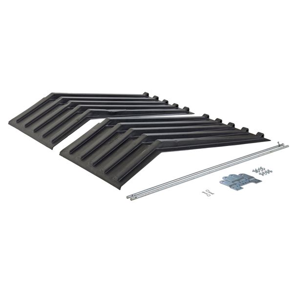 Hopper Lid, Black, Fits 1-1/2 cu. yd.