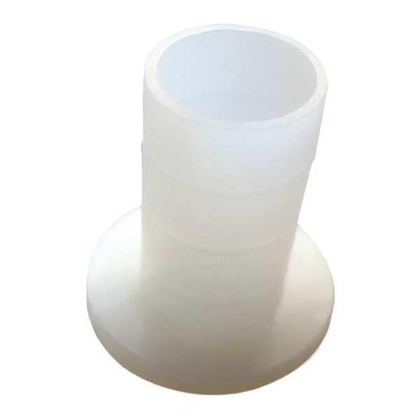 Shoulder Washer, Fits Bolt Size #10 Nylon, Natural Finish, 40 PK