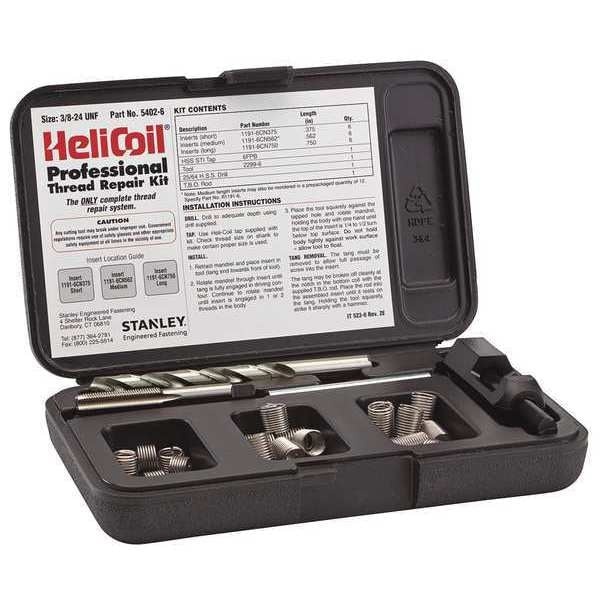 Free-Running Helical Insert Repair Kit, Helical Inserts, 3/8
