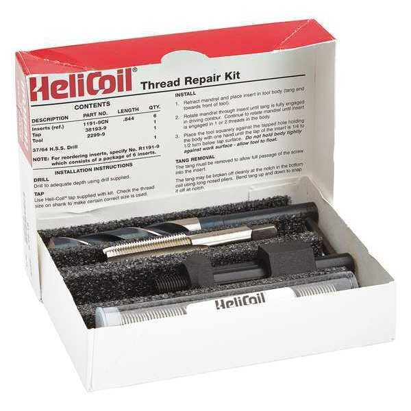 Free-Running Helical Insert Repair Kit, Helical Inserts, 9/16