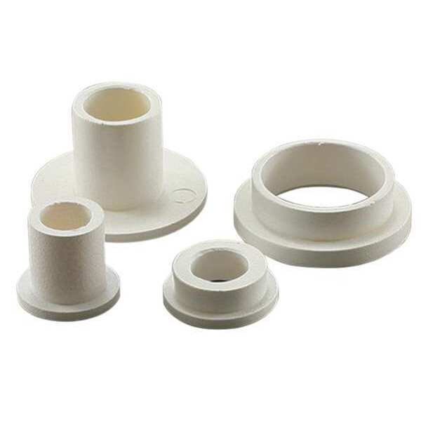 Shoulder Washer, Fits Bolt Size #6 Nylon, Natural Finish, 40 PK