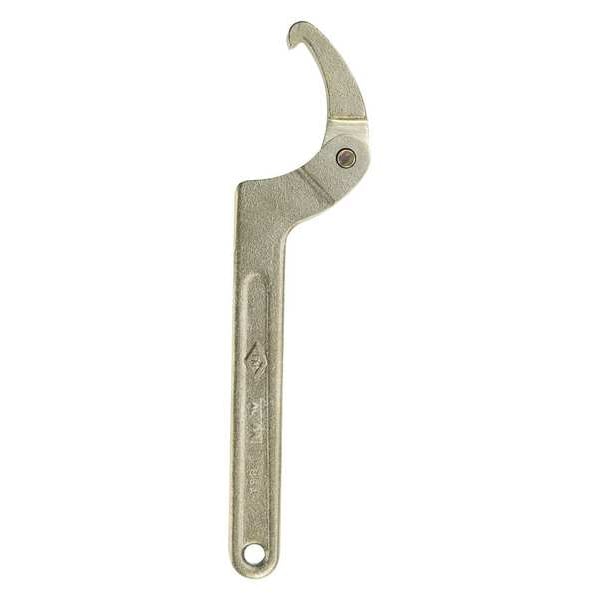 Adj. Hook Spanner Wrench, L 12 in.