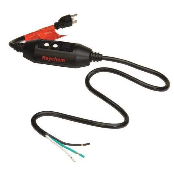 Plug In Cord Set, For Use With 120V WinterGard Heating Cables, Plastic