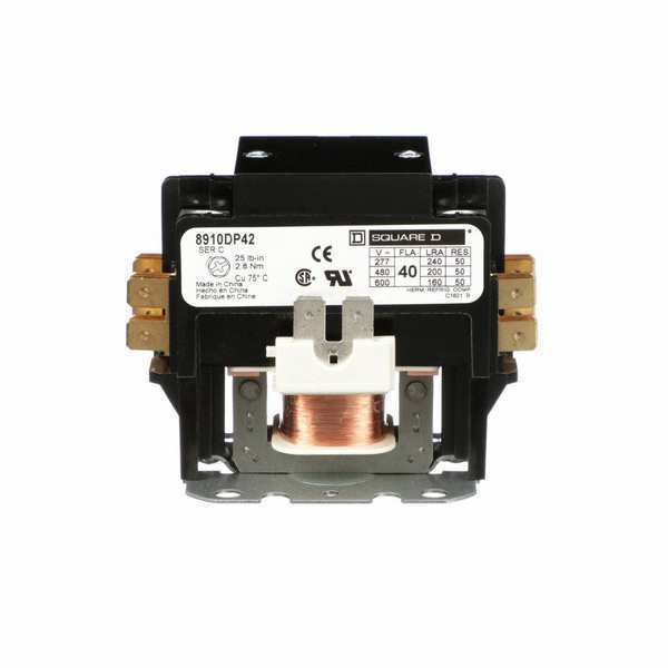 208/240VAC Non-Reversing Definite Purpose Contactor 2P 40A