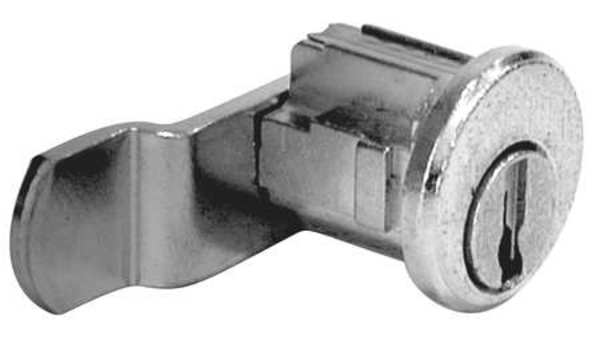 Pin Tumbler Keyed Cam Lock, Keyed Different, For Material Thickness 1/16 in