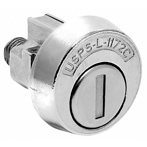 Pin Tumbler Keyed Cam Lock, Keyed Different, For Material Thickness 1/16 in