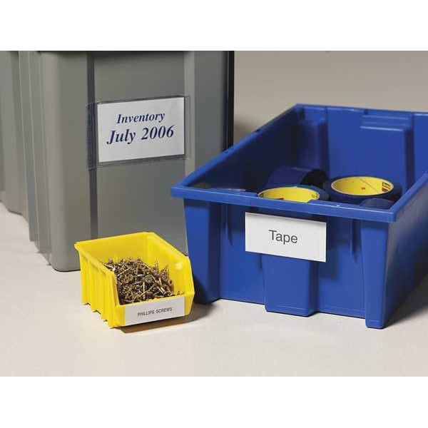Label HolderSmooth Clear, Slide-In, PK25