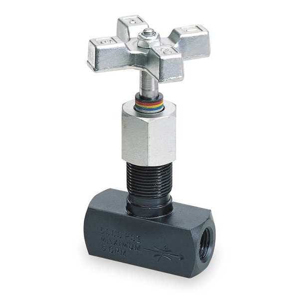 Metering Valve, Steel, 1/2 NPT, 15 GPM Max