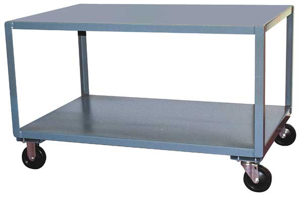 Mobile Table, 2400 lb., 37 in. L, 25 in. W