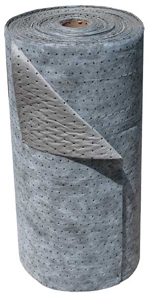 Sorbents, 48 gal/pk, Universal Absorbed, Gray, Polypropylene