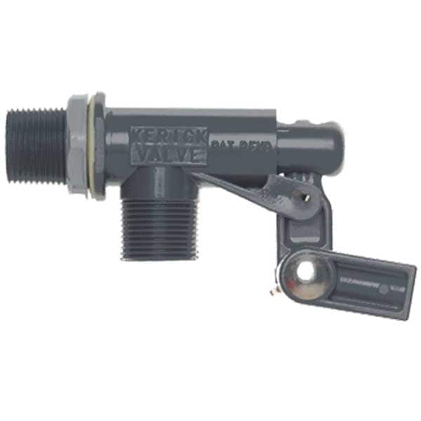 Float Valve, 3/4 In, PVC, Bulkhead Mount