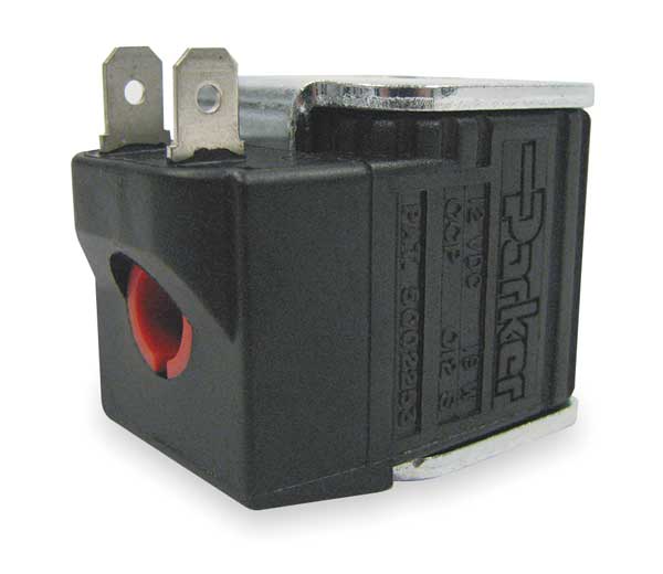 Cartridge Valve Coil, 12 VDC, Double Spade