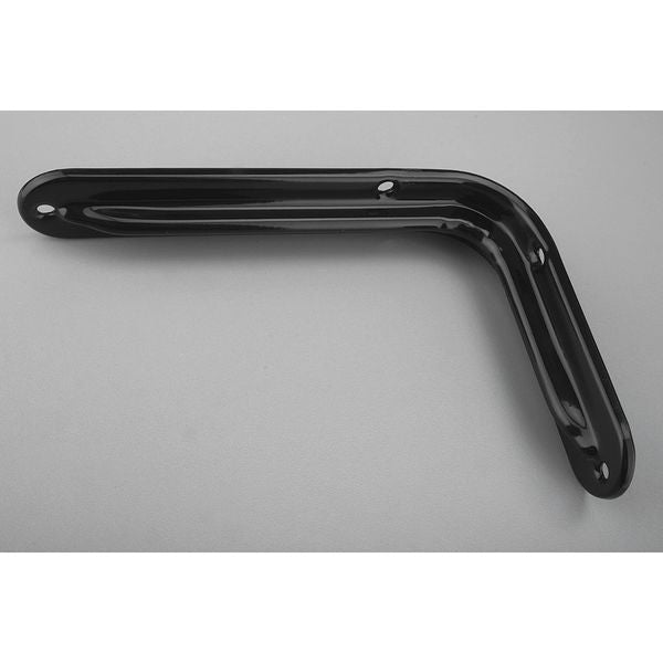 Heavy Duty Shelf Bracket, Black, 125 Lb