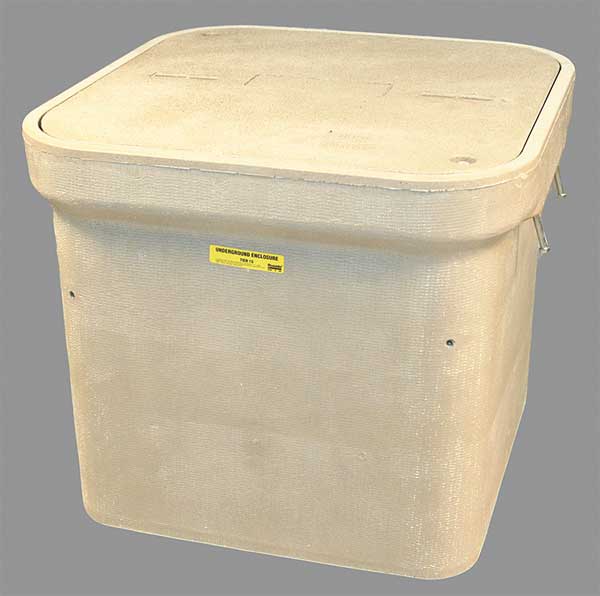 Undrground Enclosure, 15,000 lb., 24-1/8