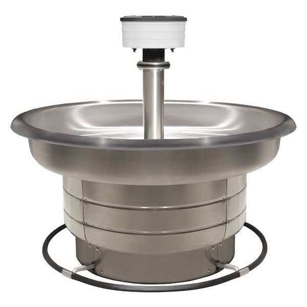 Polished, Circular, Wash Fountain