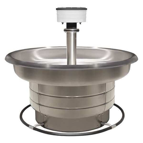 Polished, Circular, Wash Fountain