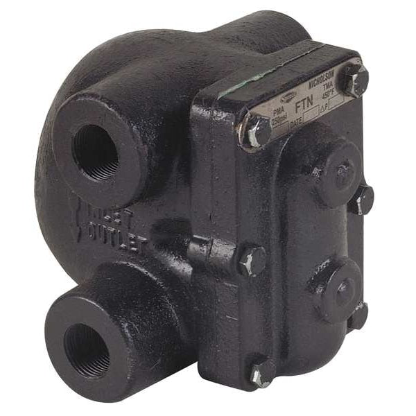 Steam Trap, 450F, Cast Iron, 0 to 125 psi