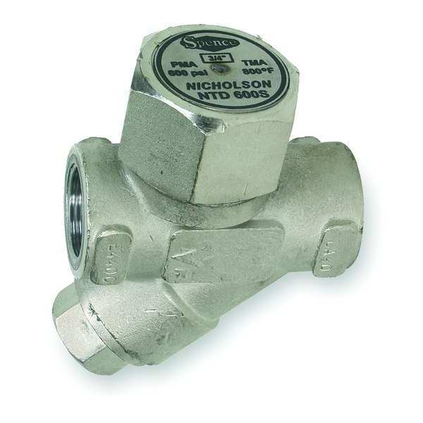 Steam Trap, 800F, Stainless Steel, 600 psi