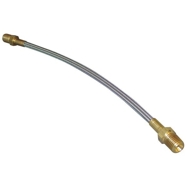 Flexible Hose Assembly, 1/4 In, 48 In L