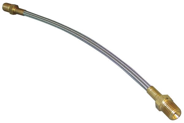 Flexible Hose Assembly, 1/4 In, 60 In L